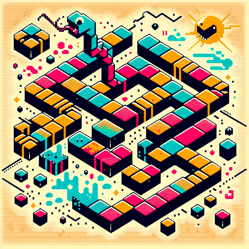 Nostalgisches Schlangenspiel